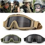 Tactical Goggles Safety Glasses Anti Fog Windproof Cycling Motorcycle Shooting