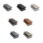 4.8m Composite WPC Decking Boards - Deep Embossed Woodgrain Plastic Boards Trims