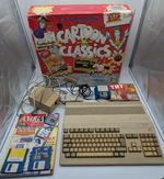 Commodore Amiga A500 Plus Cartoon Classics Boxed working+ A520 Modulator & Games