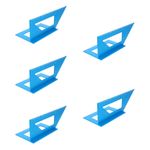 Lightweight Durable Aluminum Angle Ruler Blue T Shape Tool for Woodworking