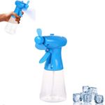 Portable Water Mist Spray Fan,Handheld Outdoor Cooling 22.5x10.5x8.3cm, Green