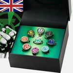 🔥DC C-omics Green Lantern Power Rings - Set of 9 Rings Gift UK （No Box）🔥