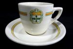 Vintage 1953 Brigidine Convent Randwick Duraline Cup & Saucer Grindley Hotelware