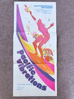 Rare Australian Pacific Vibrations Surfing Movie Daybill Poster