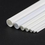 5PCS Round Tube Series Styrene ABS Plastic Polystyrene PTBFS Pipe Plastic