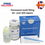 Permanent Tooth Filling Kit 35 grams, Lost Fillings, Loose Caps, 2X More