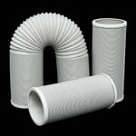 NEW 1.5M/2M/3M Flexible Air Conditioner Exhaust Pipe Vent Hose Duct Outlet UK