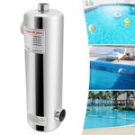 60kW Stainless Steel Swimming Pool Heat Exchanger 485 x 134 mm Pool Heating