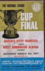 QPR V WEST BROM 1967 LEAGUE CUP FINAL PROGRAMME INCLUDING FOOTBALL LEAGUE REVIEW