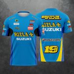 Álvaro Bautista Retro Suzuki Rizla World Superbikes Racing T Shirt - New