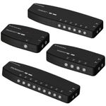 DigiShark TV Signal Booster Aerial Amplifier Splitter 2-8 Way 4G/5G Filter 4K HD