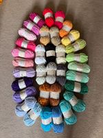 Wolans Bunny Baby Yarn, Chenille Plush Yarn, Lots of Colours, New with labels