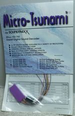 Soundtraxx Micro Tsunami TSU-750 Digital Sound decoder 827004 Sound Decoder