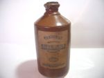 GENUINE VICTORIAN STONEWARE LARGE INK JAR SEALED HEAVY  RARE- FREE PP-18