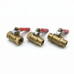 Brass Ball Valve 1/8 1/4 3/8 1/2 Female Male Thread Pipe Fitting Connector