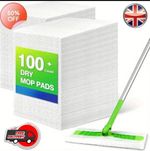 100x Dry Sweeping Cloth Pads Mop Refill Dust Wipes Floor Cleaner Universal