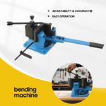 Universal Bender Manual Metal Bender 120°Strip Flat Round Angle Steel Rod Bender