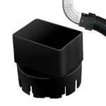 Rain Gutter Downspout Adapter Round To Square Gutter Drain Adapter