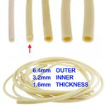 6.4mm TUBING REPLACEMENT SANTOPRENE PERISTALTIC ROTARY PUMP PINCH TUBE TUBING