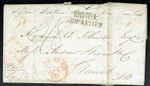 POSTAL HISTORY 1838 Entire Letter Charlestown USA to Greenock - 43126