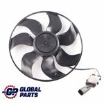 Mercedes W204 W212 Engine Cooling Fan Motor Fan Shroud Blades A2045000393