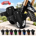 2pcs Cycling Mountain Bike Bicycle Front + Rear Fenders MTB Mud Guards Mudguard