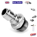 Compact 1/4'' Quick Release Adapter—14mm Thread Compatible with Snow Foam Lance