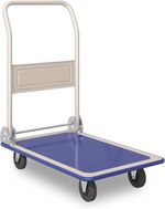 Foldable Platform Hand Truck Heavy‑Duty W/ Swivel Wheel Warehouse Grocery Moving