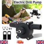 Portable Electric Powered Drill Pump Oil Fluid Water Transfer Pumps Self Priming