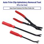 Trim Clip Removal Pliers Car Tool Door Panel Fascia Dash Upholstery Remover Set