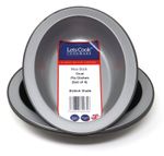 Set of 4 Oval Pie Dishes, British Made with PFOA & BPA Free Non Stick