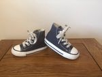 BABY BOYS BLUE ALL STAR CONVERSE BOOTS SIZE U.K 5