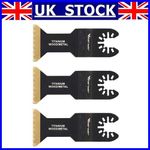 3Pcs Oscillating Multi Tool Saw Blades Set Bi-Metal  Blade for Metal Wood 