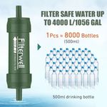 1pc Straw Purification Water Filter Mini Drinking Water Filtering Straw Hiking