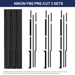 Pre-cut Self Adhesive Light Seal Foam Sponge Kits For Nikon FM FM2 FE FE2