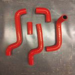 Red Silicone Radiator Coolant Water Hose Kit For Aprilia RS125 RS 125 1996-2011