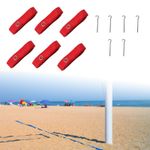 6Pcs Beach Volleyball Lines Boundary Line Field for Beach Outdoor Training