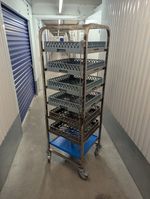 7 Level Dishwasher Trolley - Stainless Steel