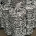 15M 30M 50M 200M Galvanised Barbed Wire Livestock Field Garden Security Fencing