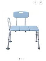 Winado Shower Transfer Bench Chair with Backrest & Safety Handle, Adjustable...