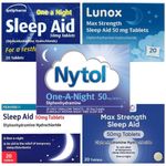 One a Night Sleep Aid Tablets 50mg - 20 Tablets - BRAND MAY VARY
