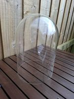 vintage old glass dome clock taxidermy spare part