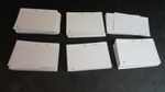 300 Stamp Dealer Cards White Background with Clear Window