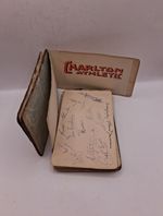 Antique Autograph Book With Charlton FC 1953 Team Autographs Poems Drawings 1920