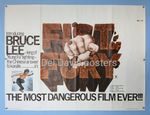 FIST OF FURY (1972) rare original UK quad poster  - Bruce Lee Kung Fu