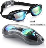 Swimming Goggles, Mirrored Swim Goggles Anti Fog No Leaking For Adult Women Men
