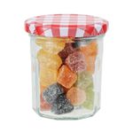 24/36/72X 200ml/7oz  Jam Jars DIY Wide Mouth Glass Storage Preserve Red Lid Safe