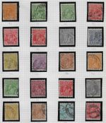 AUSTRALIA 1926-31, ALBUM PAGE 20, SG96-132 KING GEORGE V 'HEADS'  FINE USED