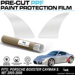 Rear Wheel Arch Stone Guard PPF Paint Protection Film For Porsche Cayman 987