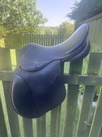 GFS Black 17.5 Saddle Has Some Wear and Tear